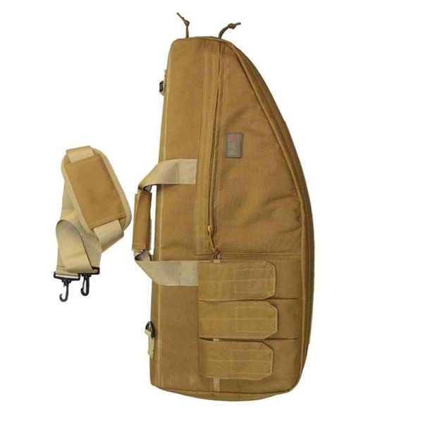 Sacos de coisas de alta qualidade Nylon 70cm Rifle Case Tático Saco de Arma para Jogo de Guerra Militar Ao Ar Livre Tiro Caça Bolsa Acessórios 235K