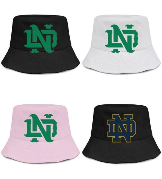 Notre Dame Fighting Irish Alternate Logo 0 uomo e donna buckethat cool sport secchio berretto da baseball logo Flag Football Effect Green3703545