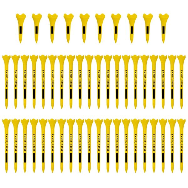 Golf-Tees, 50 Stück, Golfball-Nagel-Tees, wiederverwendbar, Kunststoff, Golf-Nagelball-Tee-Unterstützung, stabil, tragbar, leicht, für Golfer-Übungszubehör, 231213