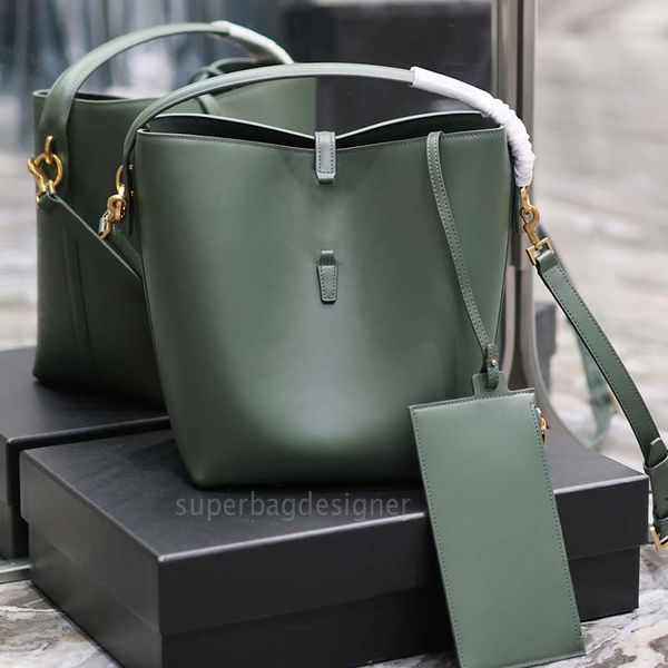 Alta qualidade feminina tote bags moda brilhante couro balde bolsas de luxo designer sacos ombro bolsa carteira crossbody sacos