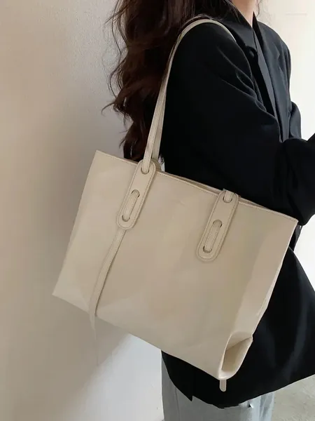 Вечерние сумки Женская сумка для компьютера большой вместимости Универсальная белая черная сумка для путешествий на одно плечо для продвинутых классов для студентов