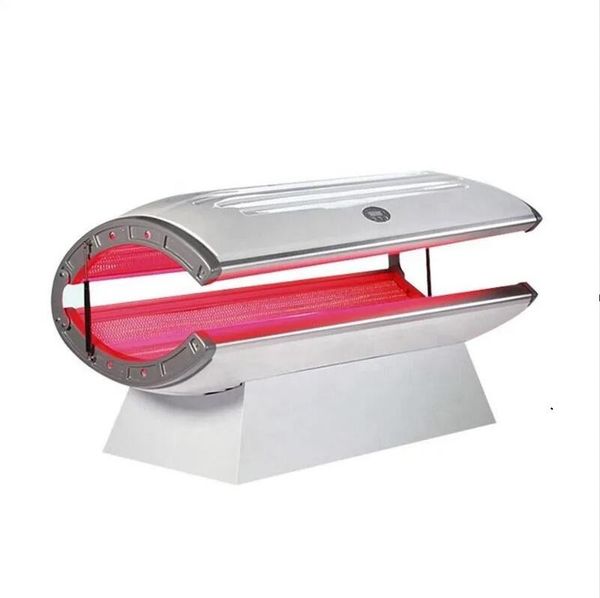 Yüksek Kaliteli Kapsül LED Terapi Kırmızı Kızılötesi Beyazlatma Kabin Spa PDT Cilt Gençleştirme Kırışıklılar Akne Pigment Çıkarma Güzellik Makinesi