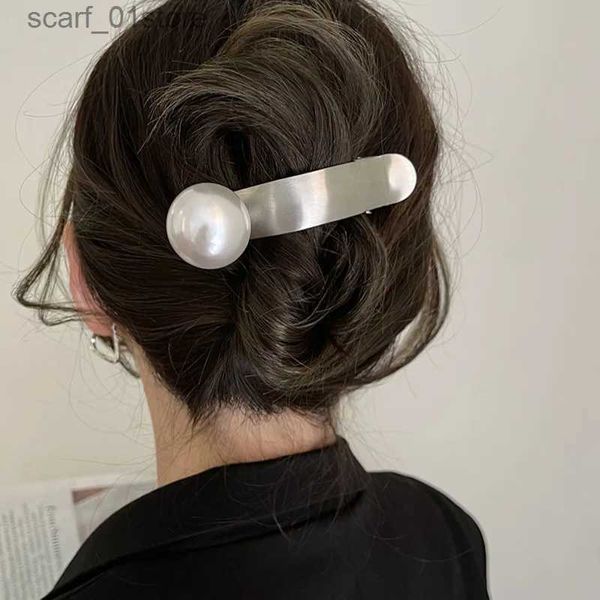 Copricapo Accessori per capelli Nuovi fermagli per capelli coreani per le donne Barrettes Porta coda di cavallo Fermagli per capelli Granchio Copricapo Ragazze Dolci forcine Accessori per capelliL231214