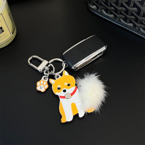 Desginers di lusso Keyrings Dog Key Chains Loverhi Bag Cartoon Accessori per auto Tornario per uomo Regalo femminile