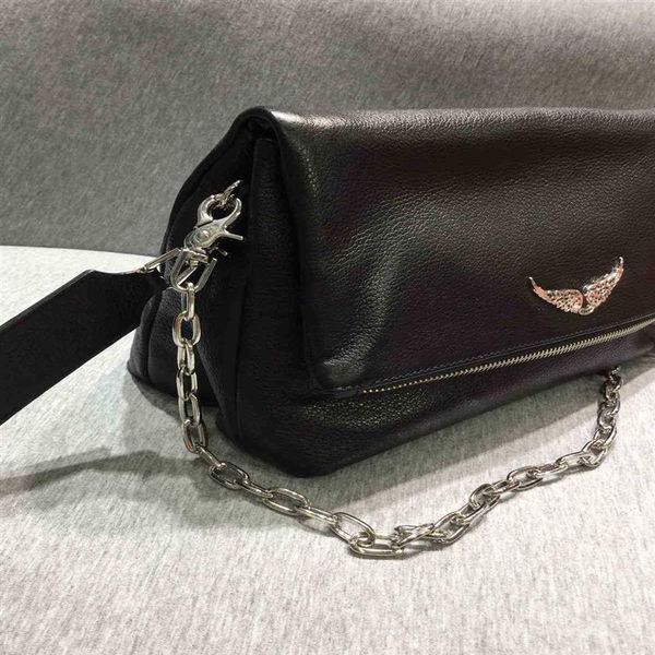 Вечерняя сумка кошелек ZV Wing Double Designer Clutch Cowhide плеч