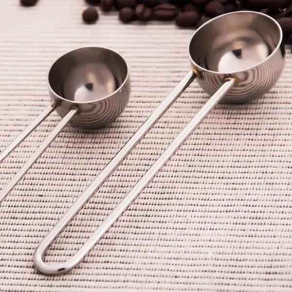 Misurini per caffè Cucchiaio a manico lungo in acciaio inossidabile Cucchiaio per spezie per tè Cucchiai a manico lungo Utensile per agitazione Creatore di accessori