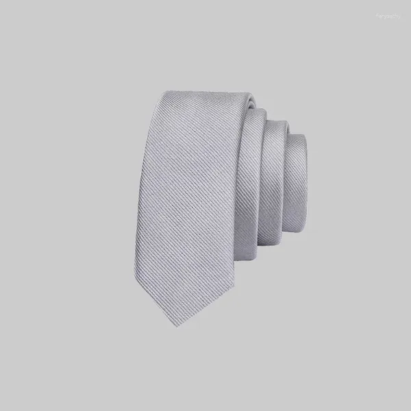 Laços magros para homens moda casual 4cm gravata de alta qualidade magro gravata de seda estreita presente masculino