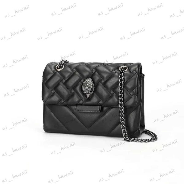 Вечерние сумки UK Kurt Geiger Fashion Messenger Bag 2023 Новый бренд Черный квадратный плечо Женщины Дизайнерская роскошная сумка Messenger Дизайнерские сумки T231214