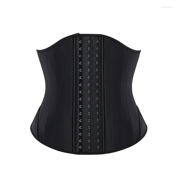 Delle donne Intimo Elasticizzato E Contenitivo Torso Corto Ossa In Acciaio Lattice Vita Trainer Corsetto Corpo Shapewear Donne Tummy Shaper Guaina Pancia Cintura Slimming