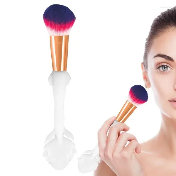 Make -up Pinsel Gesichtsbürste Fundament Fundamentgröße gebaubare Abdeckung Ultra Plüschgewinkel Errötter Highlighter