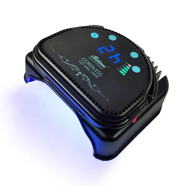 Nageltrockner IBELIEVE 15S Fast Dry LED UV-Lampe für Schellack 64W Tragbarer kabelloser Maniküre-Licht-Edelstahl-Polnischtrockner mit Griff 231213