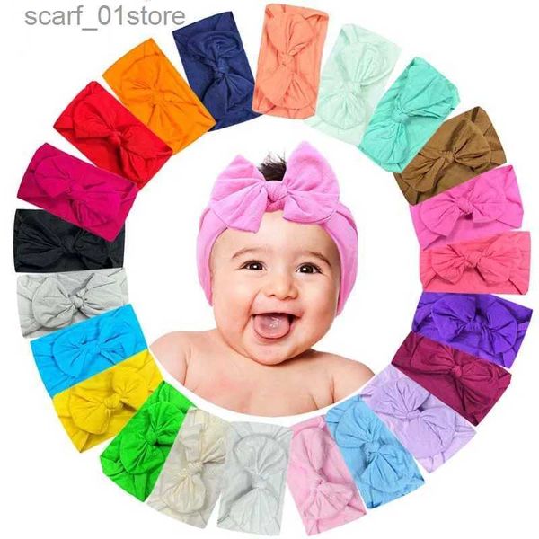 Meapwear Saç Aksesuarları Bebek Kız Kafa Bandı Bebek Saç Aksesuarları Yenidoğan Tavan Tavşan Kulak Elastik Hediye Toddler Bandage Şeridi Yumuşak Bowknotl231214