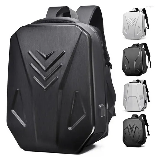 Mochila E-sports Armor Password Lock 17 polegadas Game Laptop College Outdoor Men's USB Charging Travel Gaming Pack