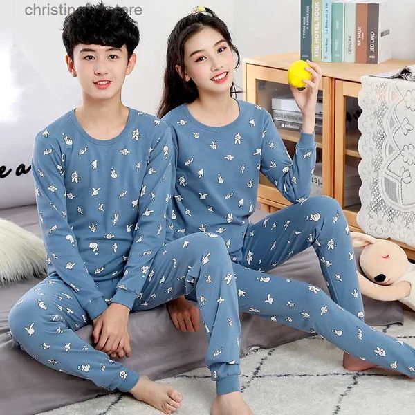 Pigiama Di Natale Pigiama Per Bambini 8 12 14 16 18 Anni Adolescenti Indumenti Da Notte Ragazza Del Bambino Del Ragazzo Vestiti Pigiama Per Bambini Set Indumenti Da Letto Del Bambino