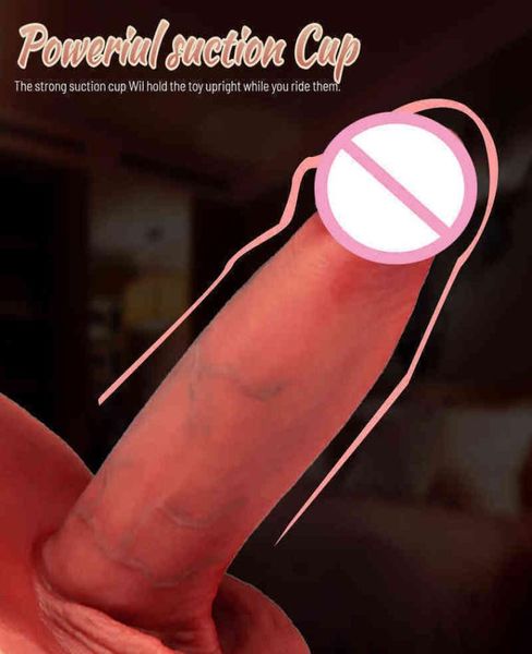 NXY dildo Skin Feel Realistico Dildo Donna Masturbatore Realistico con ventosa Plug anale in silicone Giocattoli sessuali per 02106780711