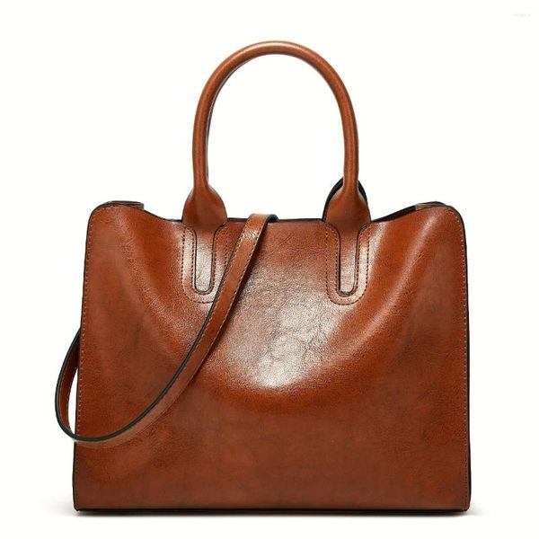 Sacos de noite elegante tote bolsa feminina na moda couro falso zíper saco casual ombro cor sólida crossbody para compras de trabalho