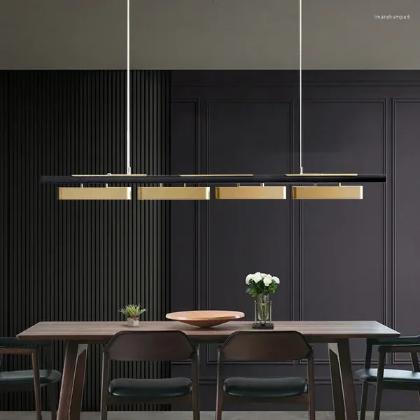 Lustres modernos minimalistas restaurante longo candelabro nórdico designer personalidade criativa luz luxo oco modelo quarto bar lâmpadas