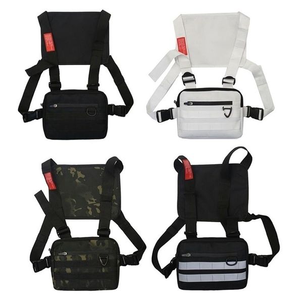 Borse in vita Unisex Streetwear Street Chest Rig Oxford Stora Paotini hip hop pacchi tattici funzionali pacchi 220831285c