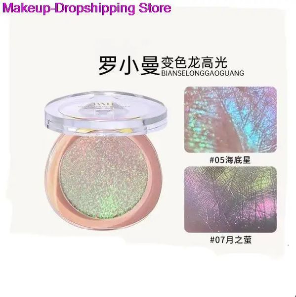 Ombretto RMT High Gloss Chameleon Powder Quarzo Phantom Powder Matte Glitter Powder Illumina i pigmenti dell'evidenziatore del viso 231214