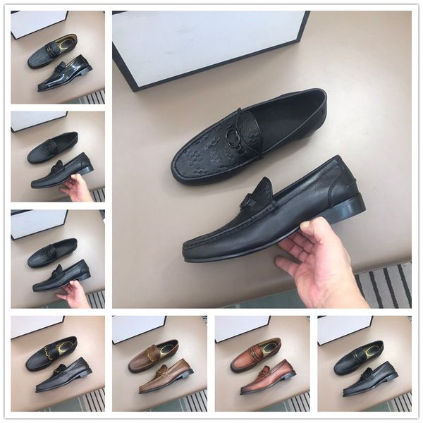 24Modell 2024 spitze Zehen-Herren-Designer-Kleiderschuhe, große Größe 46, formelle italienische Leder-Casual-Hochzeitsschuhe für Herren, Büro, klassischer Business-Party-Schuh