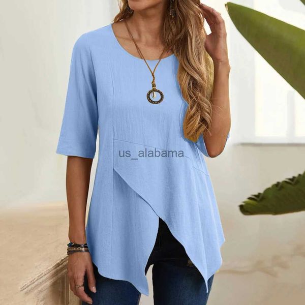 Camicette da donna Camicie Y2k Top Vintage Tshirt Abbigliamento donna Camicie per donna Elegante Bastet Cotone Lino T-shirt casual Abbigliamento moda Streetwear Allentato YQ231214