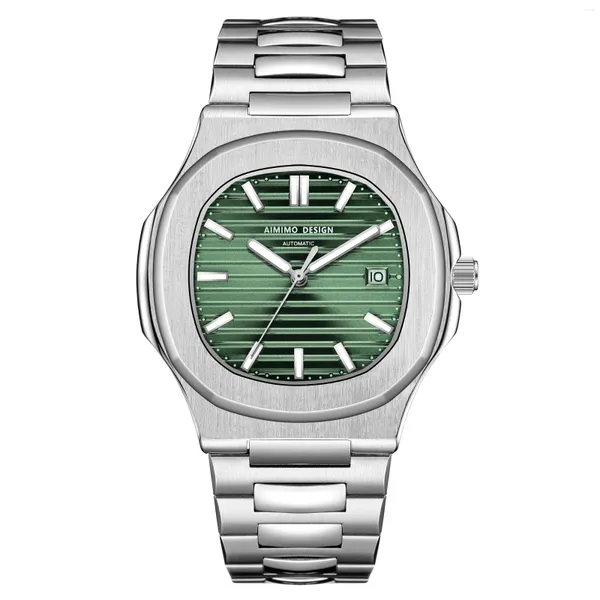 Armbanduhren Limited Edition Taucheruhr 8215 Uhrwerk Automatische mechanische Uhren Herren Doppelseitige Saphir-wasserdichte leuchtende Uhr