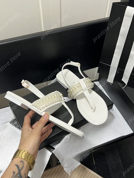 Сандалии летний канал роскошные дизайнерские женские туфли плоские сандалии канал толстые кулаки с открытыми пальцами