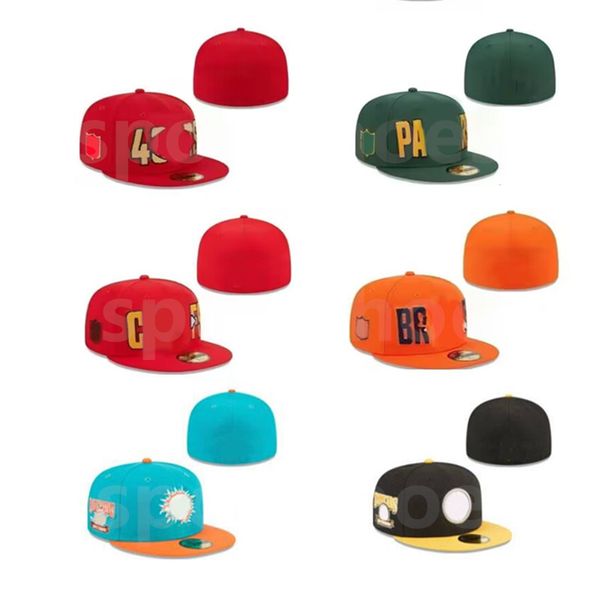 Unisex man women band Baseball cappelli aderenti uomini uomini da pallacanestro da pallacanestro da pallacanestro Snapback Hat 1000 mix order unisex 2024 Papà regolabile