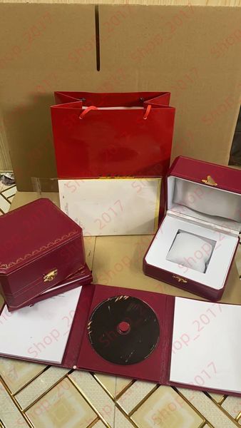 Scatole regalo per orologi dei migliori designer Scatole regalo per orologi Scatole per orologi Custodie per borse Scatole rosse nere di lusso