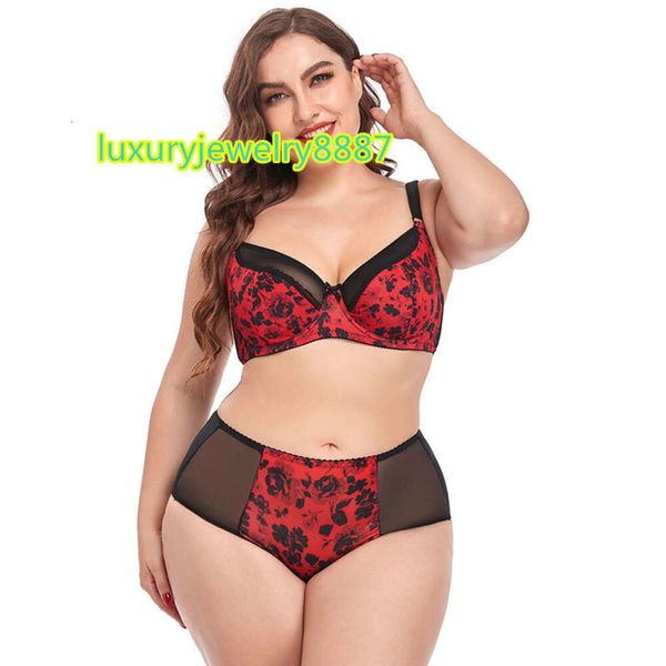 Set intimo da donna Reggiseni push up con anello in acciaio Mutandine sexy Reggiseno imbottito sul petto in pizzo piccolo che tiene anti-cedimento