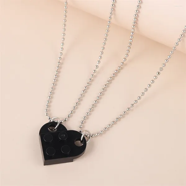 Цепочки на день Святого Валентина, уникальный дизайн, сувенирная подвеска для влюбленных, ожерелье для пары, женское прочное полимерное дикое ожерелье