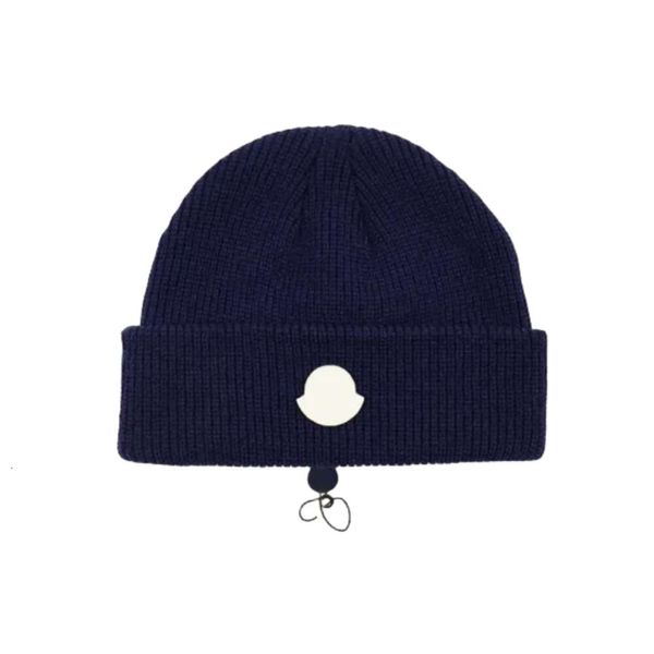 Monclair gorro designer chapéu de alta qualidade gorro/crânio bonés de malha moda chapéu feminino de lã inverno quente gorros femininos bonnet chapéus