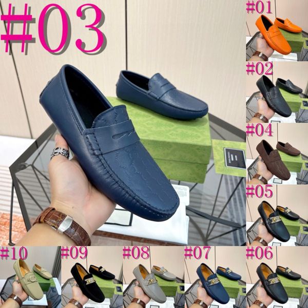 40MODEL marchio di lusso primavera estate vendita calda mocassini designer uomo mocassini scarpe in vera pelle di alta qualità uomo appartamenti scarpe da guida leggere 2023