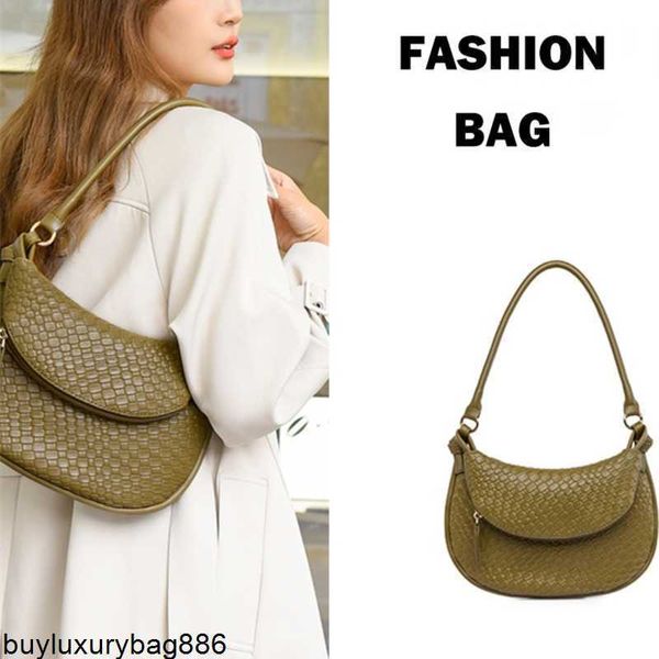 Botte Venetas Umhängetasche Damen Ledertaschen Gemelli B Familys Handtasche im gleichen Stil Shuqi Show Fashion Weaving Twin Bag 2024 Neue High-End One Shoulder Undera HBF9