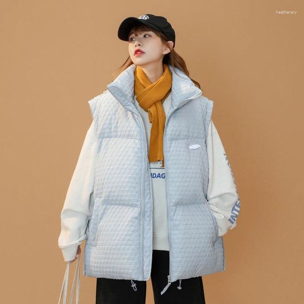 Trench da donna Giacca oversize in cotone con taglio corto da uomo e peluche spesso Inverno 2023