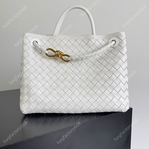 10A Top Quality Womens Luxurys Designers Bolsas Bolsa De Couro Genuíno 32cm Lady Bag Tote Moda Grande Capacidade Compartimento Interior Branco Bolso Aberto Com Caixa