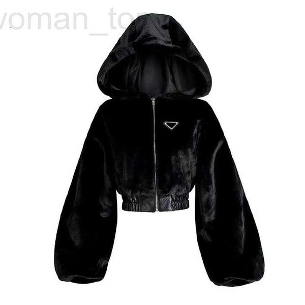 Damen Pelz Faux Designer Damen Pullover Jacken Kapuzen Wolle Frau Daunenmäntel Jacke Warm Dick Windjacke Lady Slim Mantel Top Asiatische Größe S-L KYT7