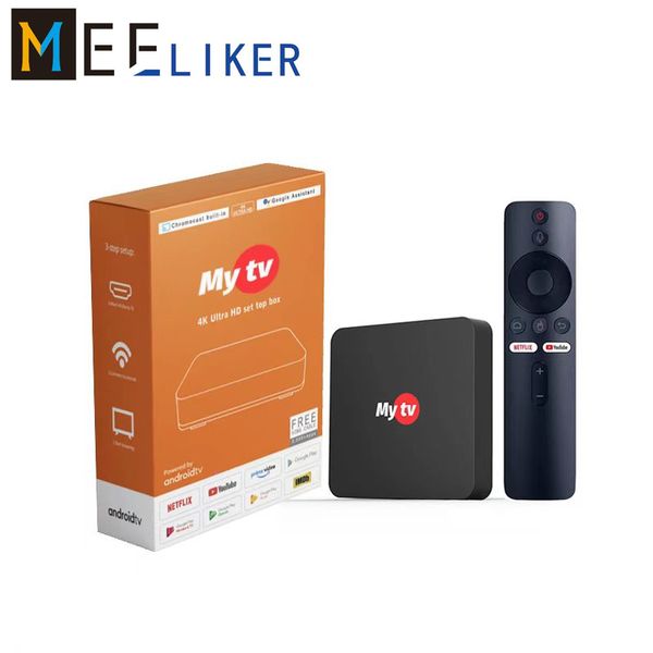 2 ГБ 16 ГБ Поддержка H.264 mytv s1 Android TV Box VS x96 pro 64bit лучший HD Smart TV медиаплеер