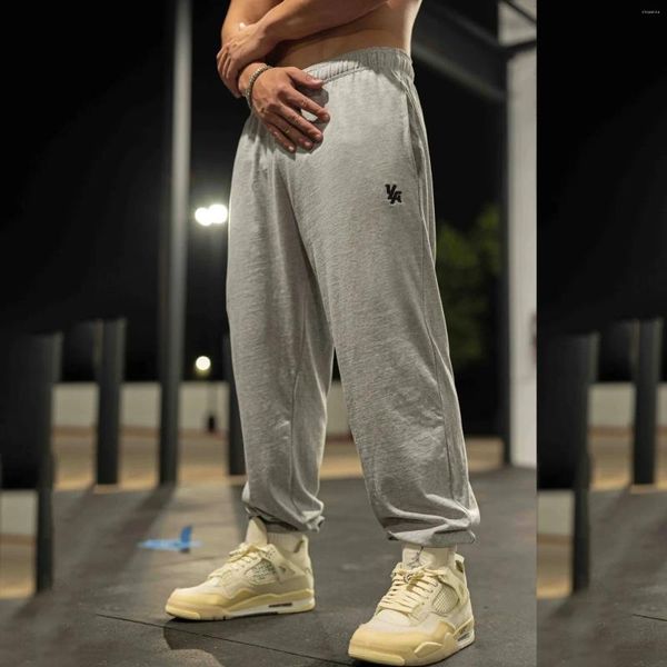 Herrenhose, modische Kleidung, amerikanischer Stil, Jogginghose, Fitnessstudio, Sport, Fitness, Baumwolle, lässig, Jogger, Outdoor-Training