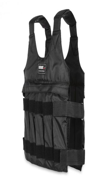 50kglgloading Boks için ağırlıklı yelek Koşu Eğitim Vücut Ekipmanı Ayarlanabilir Egzersiz Yelek Siyah Ceket Swat SANDA MSAYLEME PRO4976681
