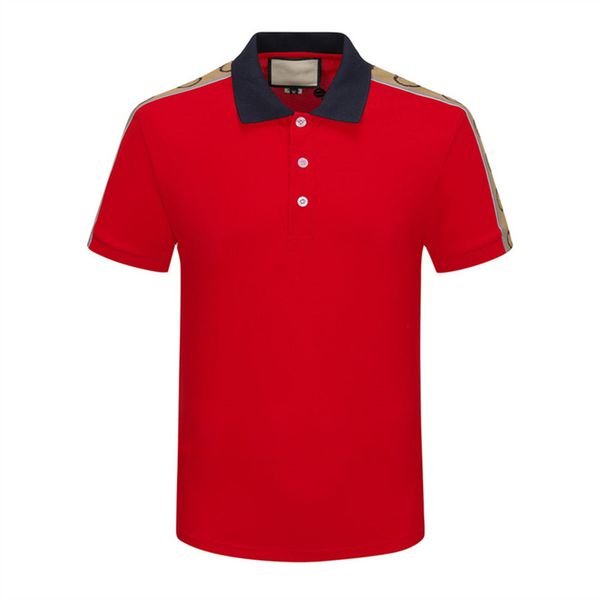 Primavera Estate Lusso Italia T-shirt da uomo Polo firmate High Street Ricamo piccolo cavallo Stampa Abbigliamento Polo da uomo con risvolto Camicia a maniche corte