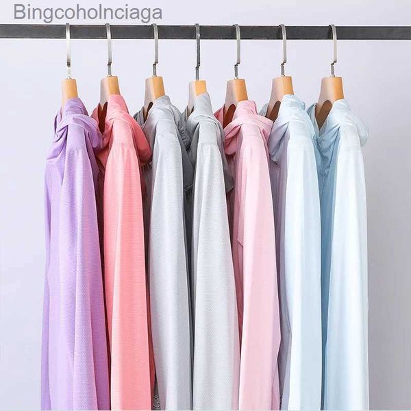 Outros Vestuário UPF 50+ Proteção Solar UV Masculina Long Sle Camisas de Pesca com Capuz Ao Ar Livre Mulheres Casacos de Pele Solar Proteção T-Shirt Hoodies TopsL231215