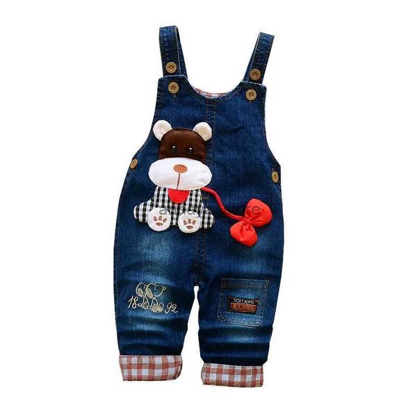 Tulumlar Ienens Toddler Bebek Erkekler Uzun Pantolonlar Denim Tulumlar Çocuk Erkek Bebek Kot Kot Silah Kıyafetleri Giyim Kıyafetleri Pantolon231129