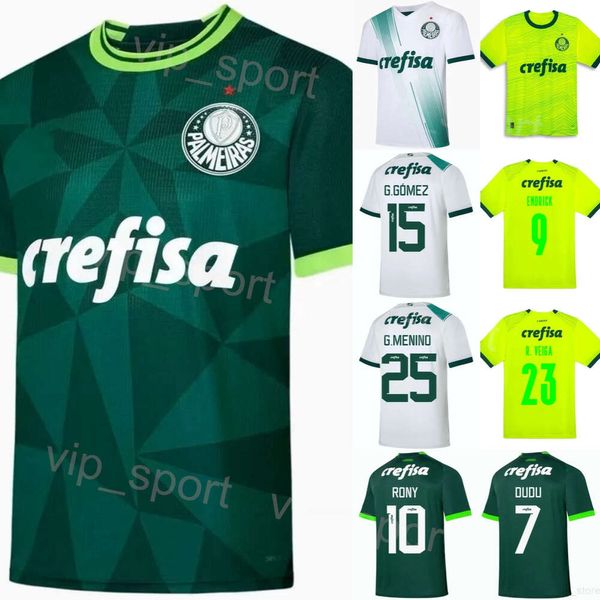 Verein 23 24 Palmeiras Fußballtrikot Herrenmannschaft 9 ENDRICK 10 RONY 14 ARTUR 19 BRENO 27 RIOS 23 VEIGA 18 LOPEZ 22 PIQUEREZ 15 GOMEZ 8 ZE RAFAEL Fußballtrikot-Kits Uniform