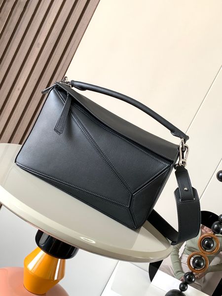 10a qualidade designer saco crossbody saco de luxo quebra-cabeça bolsa feminina moda dos desenhos animados totes couro marca bolsa de ombro geometria hobos travesseiro saco de bola de carvão enviar dhl