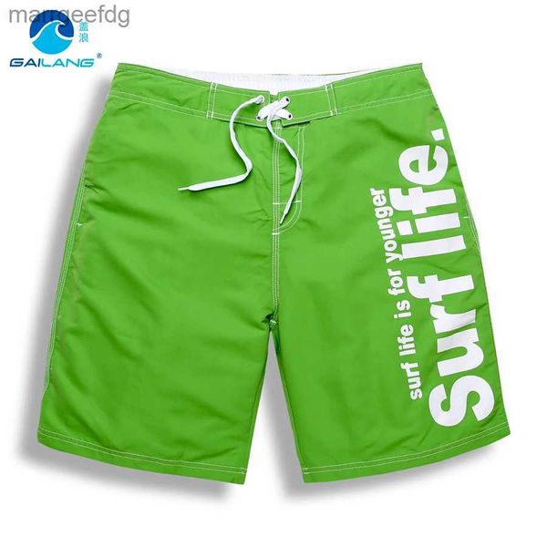 Pantaloncini da uomo Estate Mens Beach Board Shorts Alta qualità Sexy Quick Dry Traspirante Costume da bagno Sport Running Surf Costumi da bagno YQ231215