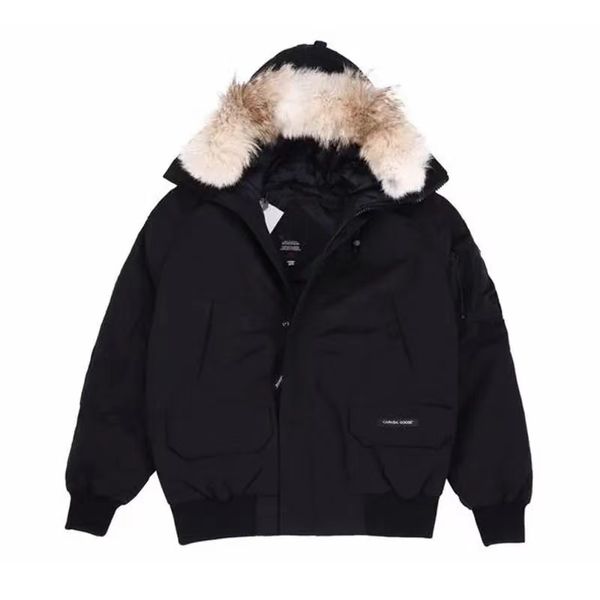 Designer casaco de ganso inverno jaqueta bomber canadense designer masculino e feminino para baixo parka casaco masculino