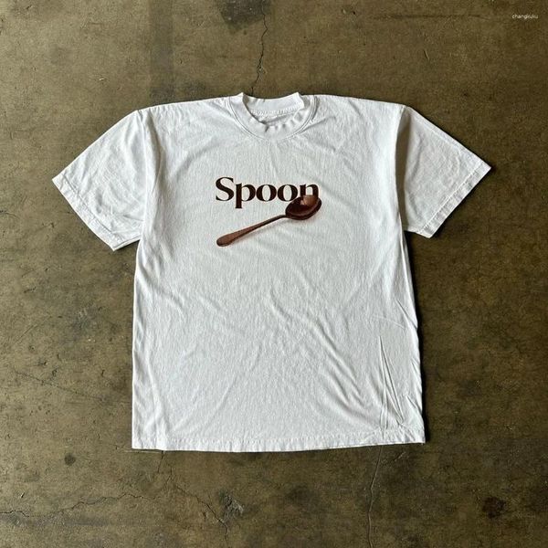 Magliette da donna Harajuku Oversize Summer Lettere personalizzate Serie di articoli stampati T-shirt da uomo Hip-Hop Fashion Street T-shirt