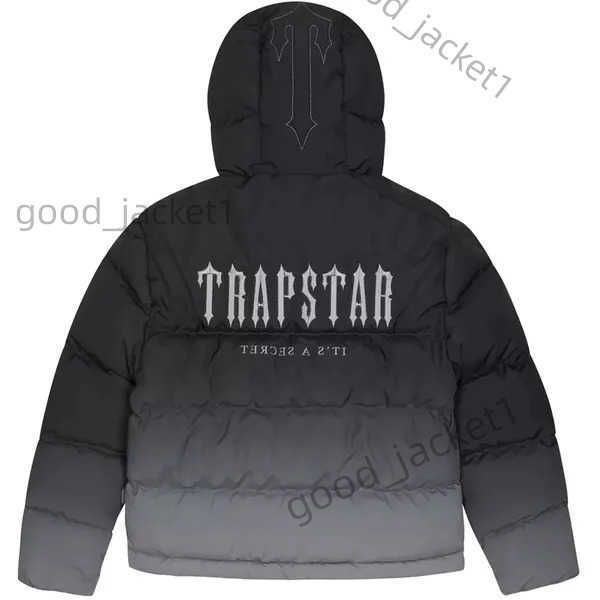 Designer masculino trapstar jaqueta parkas trapstar puffer londres hyperdrive técnico preto branco quente roupas masculinas jaqueta trapstar 1 dppz