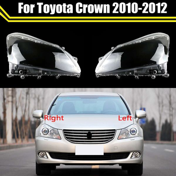 Auto Kopf Licht Lampe Fall für Toyota Crown 2010 2011 2012 Glas Objektiv Shell Scheinwerfer Auto Front Scheinwerfer Abdeckung Lampenschirm kappen